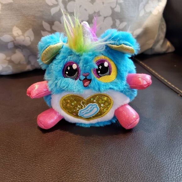 Rainbocorn Rufus Plush Puppycorn Hotdog Blue Ball Puppy Dog Zuru Series 2 - Picture 5 of 6